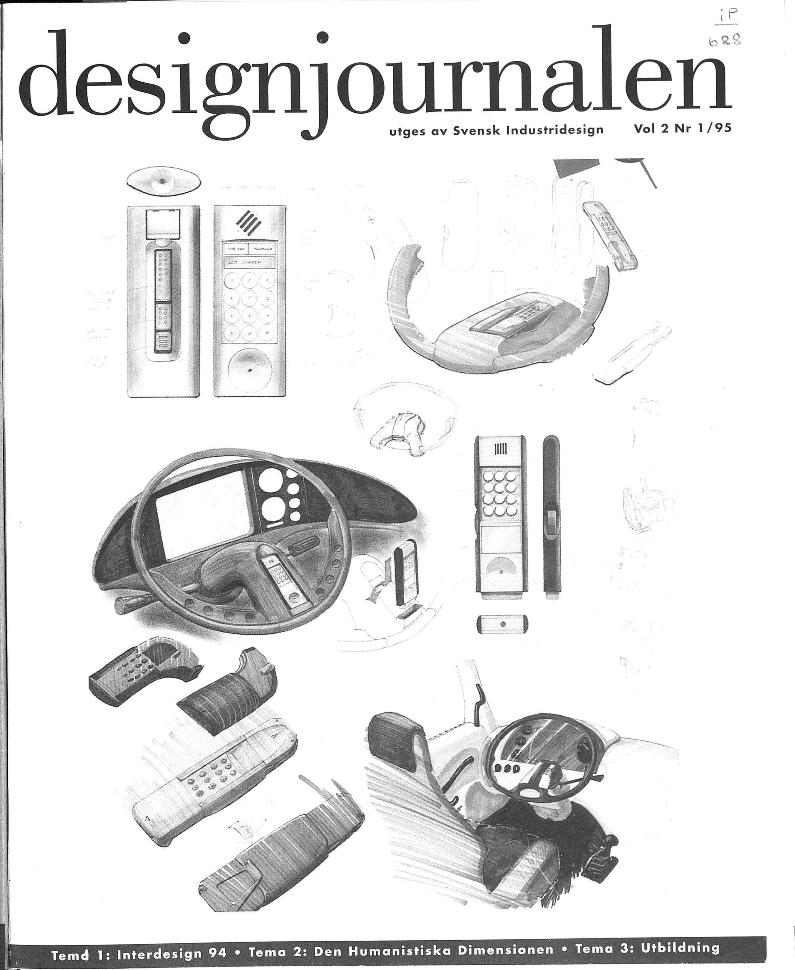 					View Vol. 2 No. 1 (1995): Designjournalen
				